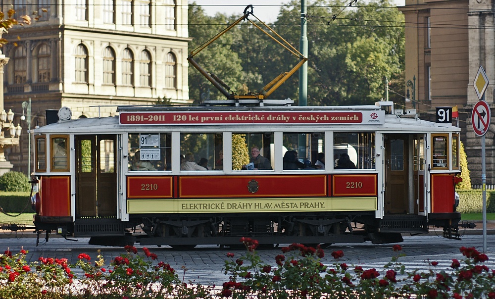 120 Jahre el. Straßenbahn in Prag