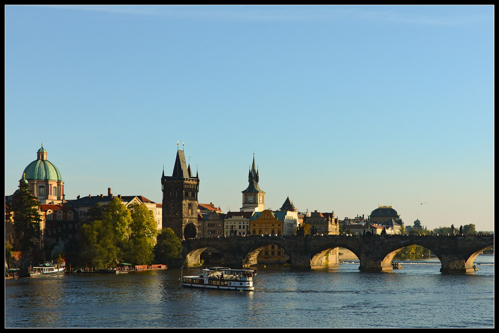 Moldau und Karlsbrücke