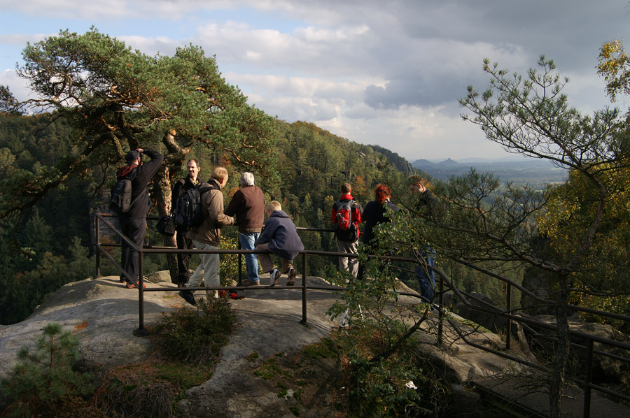 Beim Geniessen der Aussicht