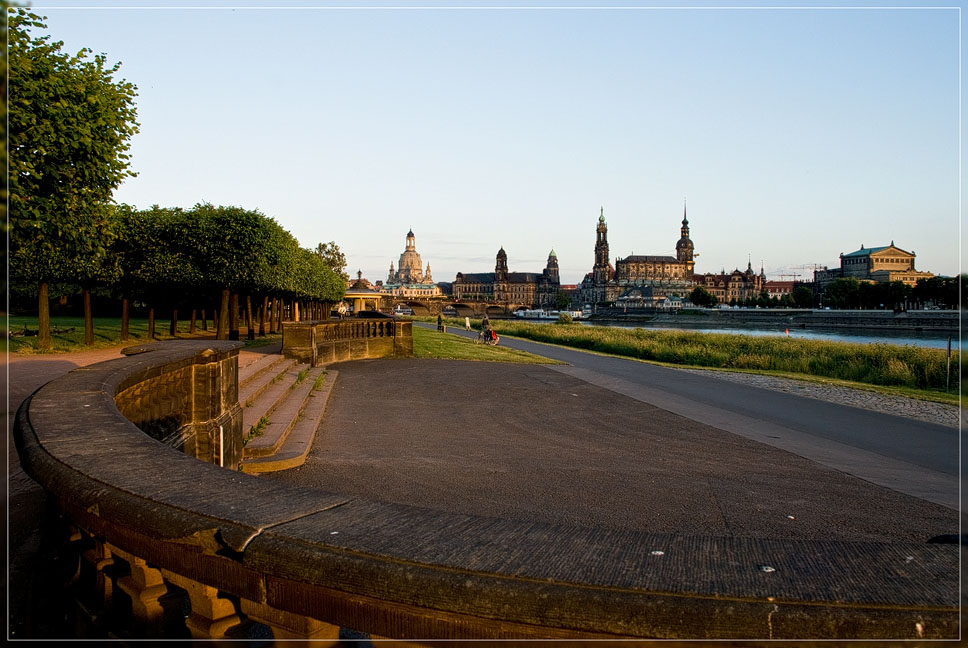 Abendsonne in Dresden