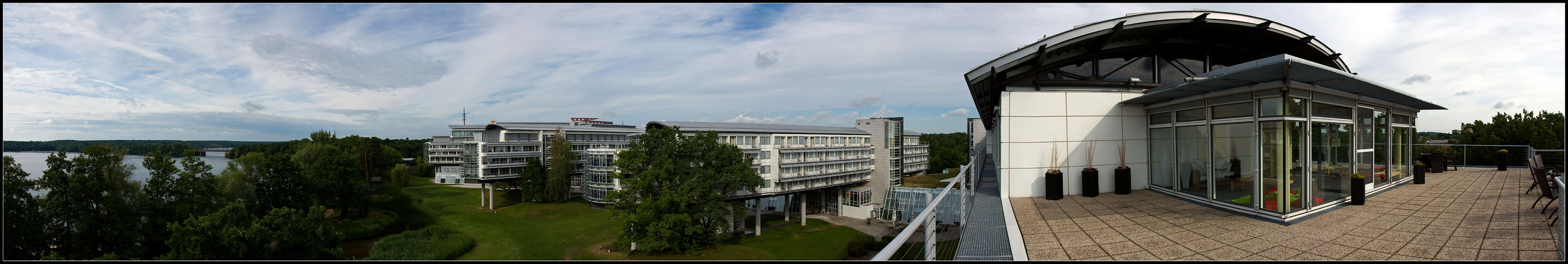 unser Hotel am Morgen