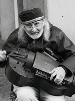 Straßenmusikant Prag