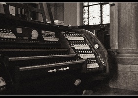 Orgel-Tastatur