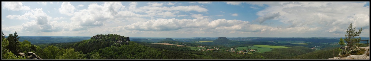 Papststein Panoramablick